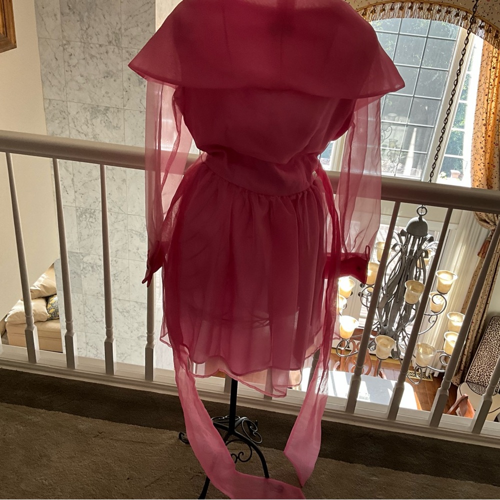 Vintage Fushia Dress - Picture 2 of 6